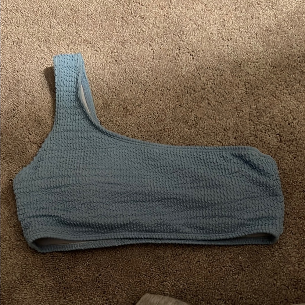 One-Shoulder Textured Top